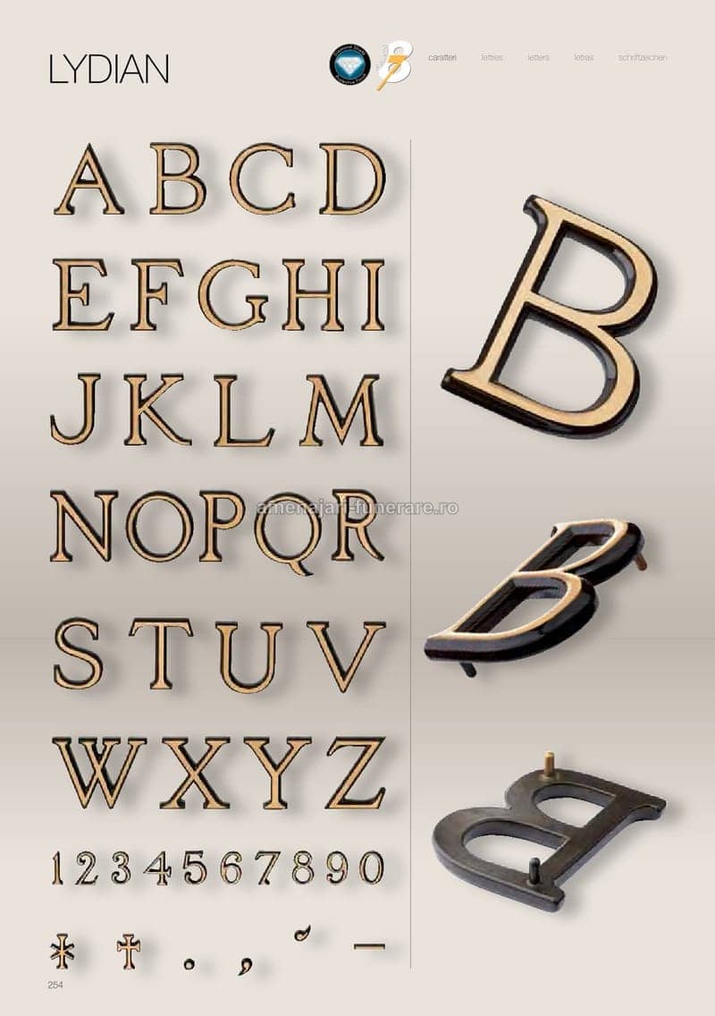 Accesoriu bronz Caggiati cod 0254 - accesoriu bronz Caggiati pentru monument funerar granit la amenajari-funerare.ro
