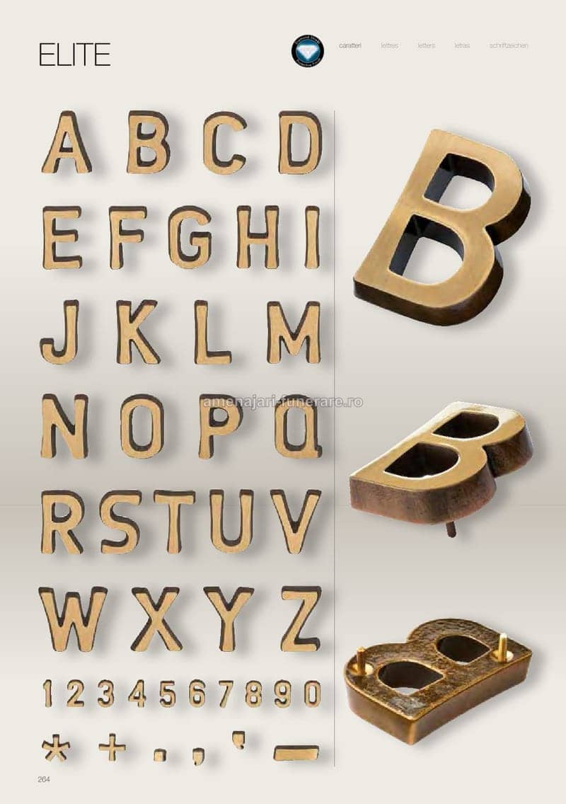 Accesoriu bronz Caggiati cod 0264 - accesoriu bronz Caggiati pentru monument funerar granit la amenajari-funerare.ro
