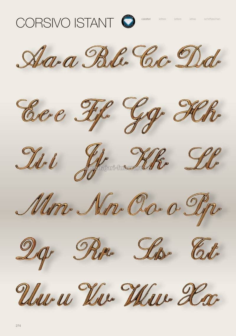 Accesoriu bronz Caggiati cod 0274 - accesoriu bronz Caggiati pentru monument funerar granit la amenajari-funerare.ro