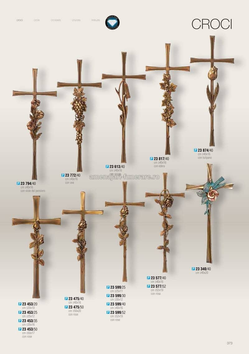 Accesoriu bronz Caggiati cod 0373 - accesoriu bronz Caggiati pentru monument funerar granit la amenajari-funerare.ro