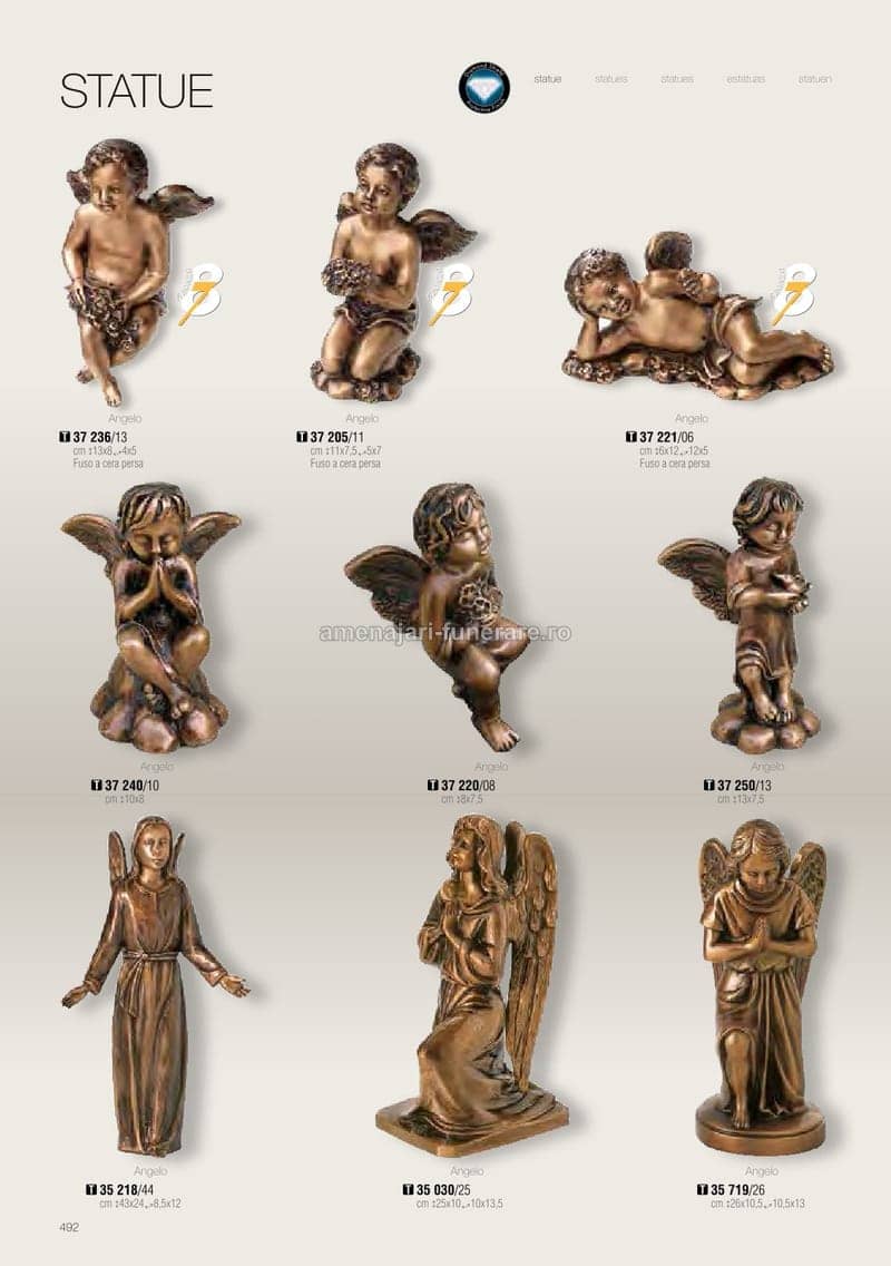 Accesoriu bronz Caggiati cod 0492 - accesoriu bronz Caggiati pentru monument funerar granit la amenajari-funerare.ro