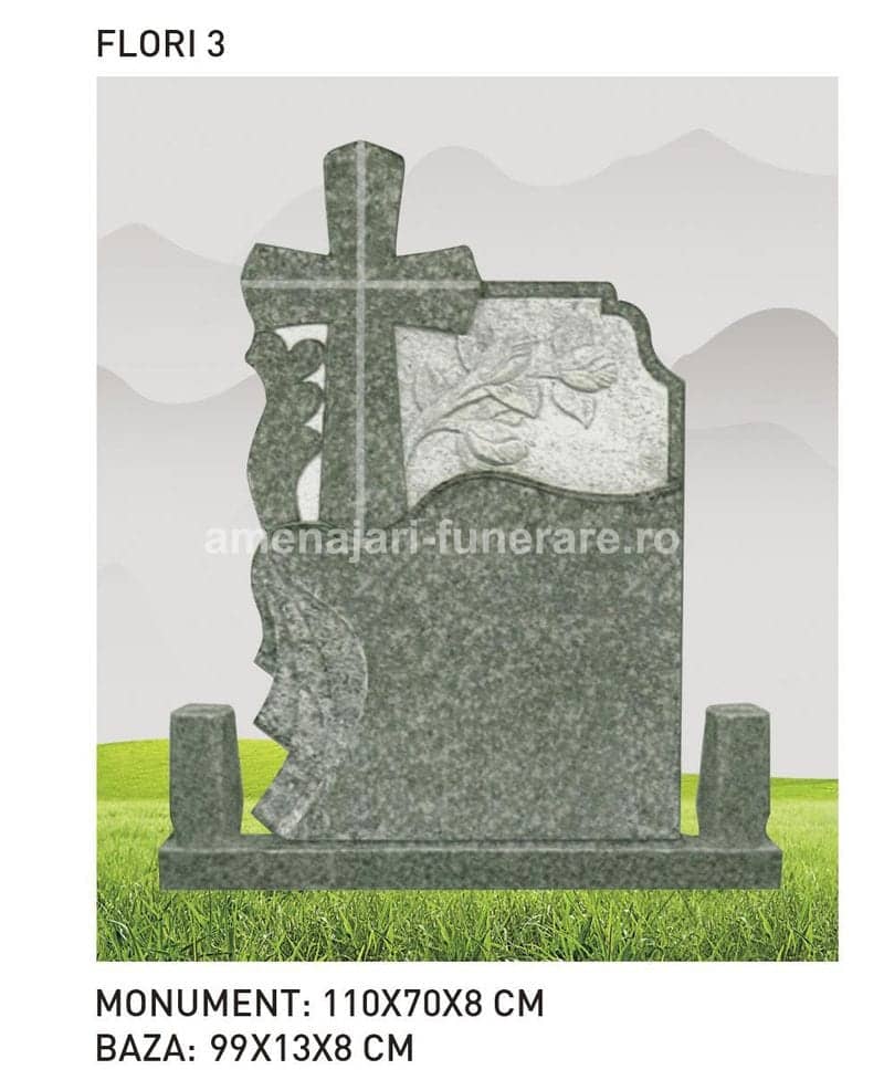 Cruce granit model 12 - cruce granit pentru mormânt la amenajari-funerare.ro