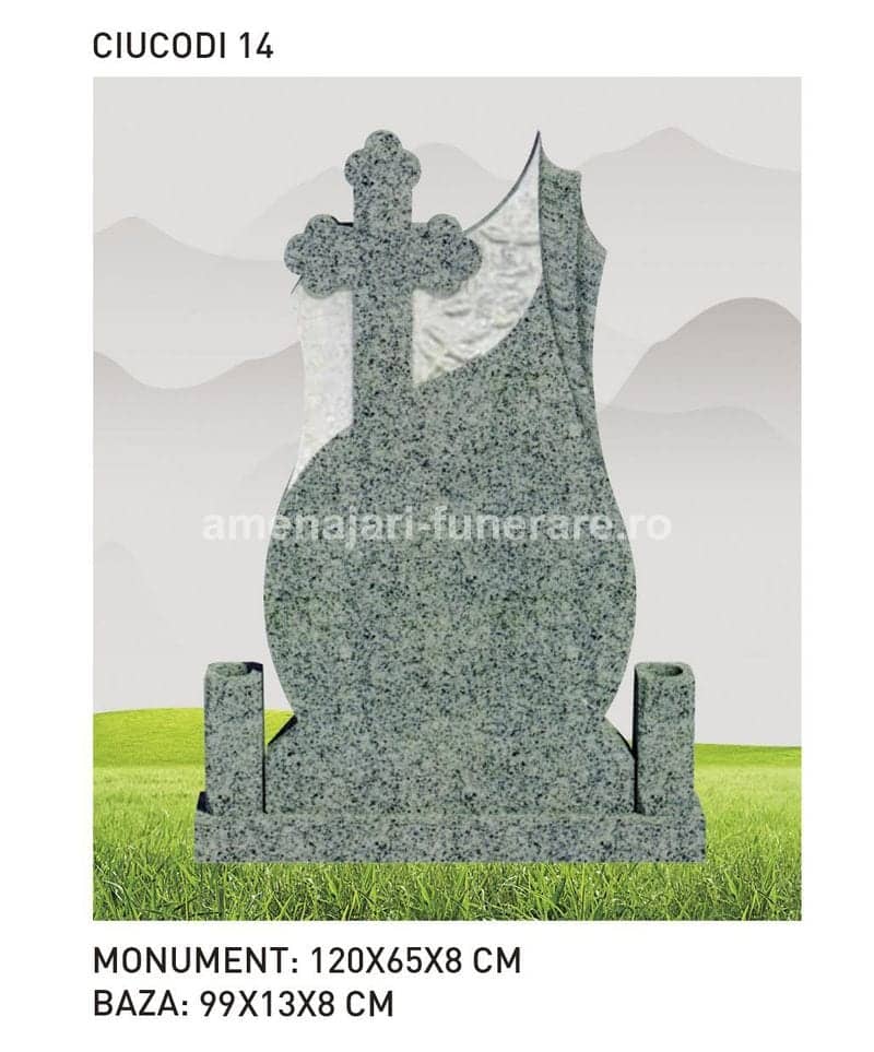 Cruce granit model 13 - cruce granit pentru mormânt la amenajari-funerare.ro