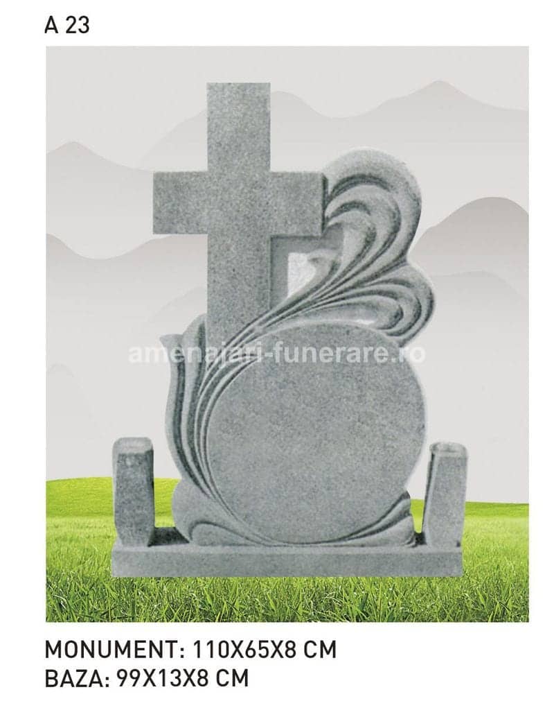 Cruce granit model 15 - cruce granit pentru mormânt la amenajari-funerare.ro