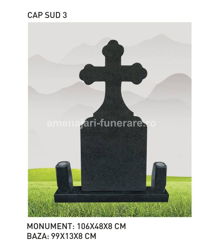 Cruce granit model 17 - cruce granit pentru mormânt la amenajari-funerare.ro