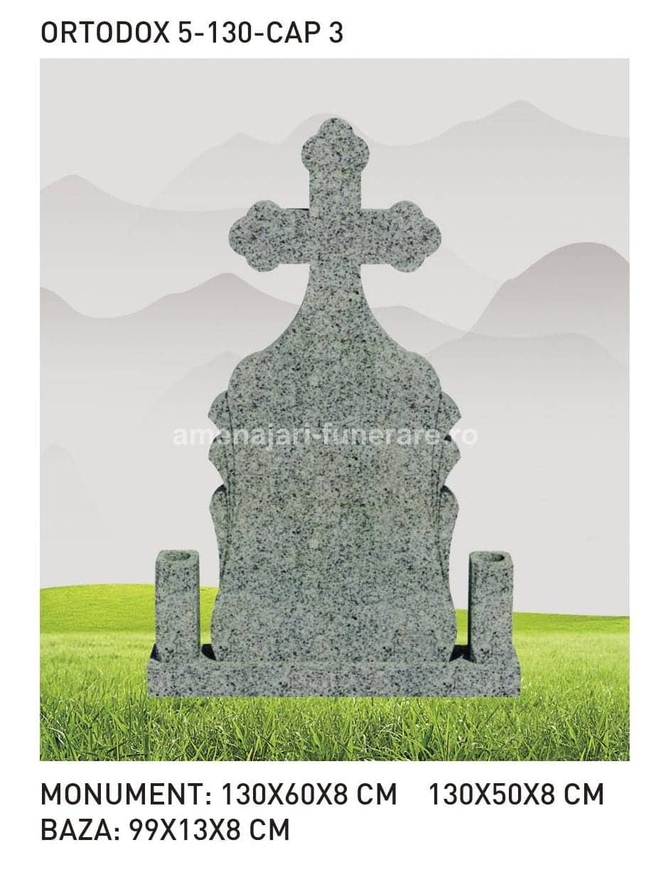 Cruce granit model 19 - cruce granit pentru mormânt la amenajari-funerare.ro