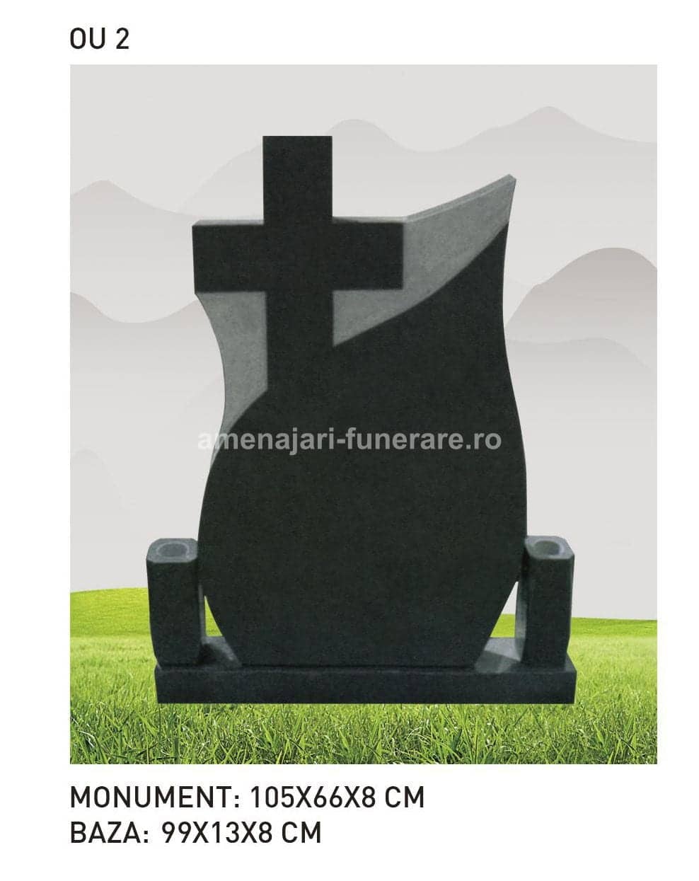 Cruce granit model 27 - cruce granit pentru mormânt la amenajari-funerare.ro