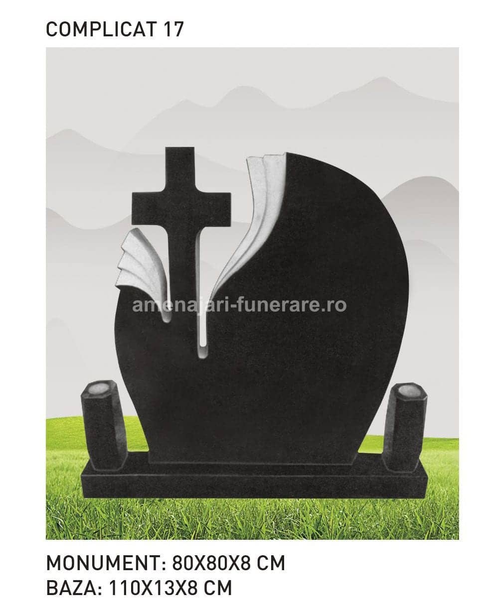 Cruce granit model 34 - cruce granit pentru mormânt la amenajari-funerare.ro