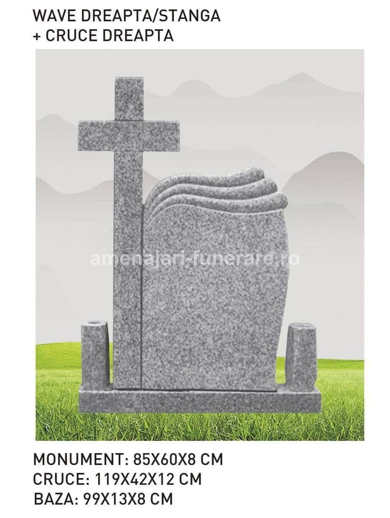 Cruce granit model 60 - cruce granit pentru mormânt la amenajari-funerare.ro