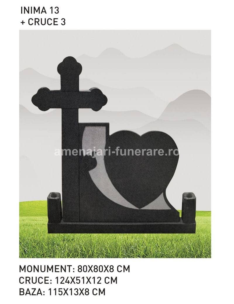 Cruce granit model 64 - cruce granit pentru mormânt la amenajari-funerare.ro