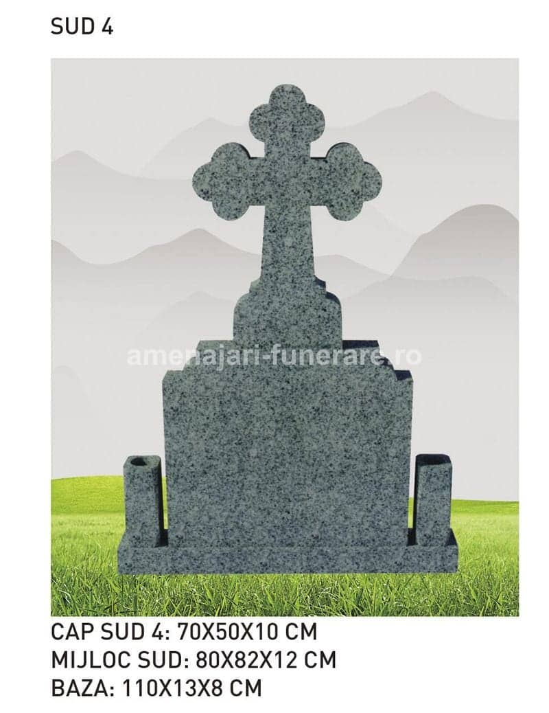 Cruce granit model 67 - cruce granit pentru mormânt la amenajari-funerare.ro