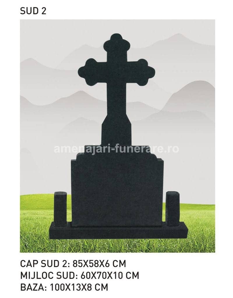 Cruce granit model 68 - cruce granit pentru mormânt la amenajari-funerare.ro