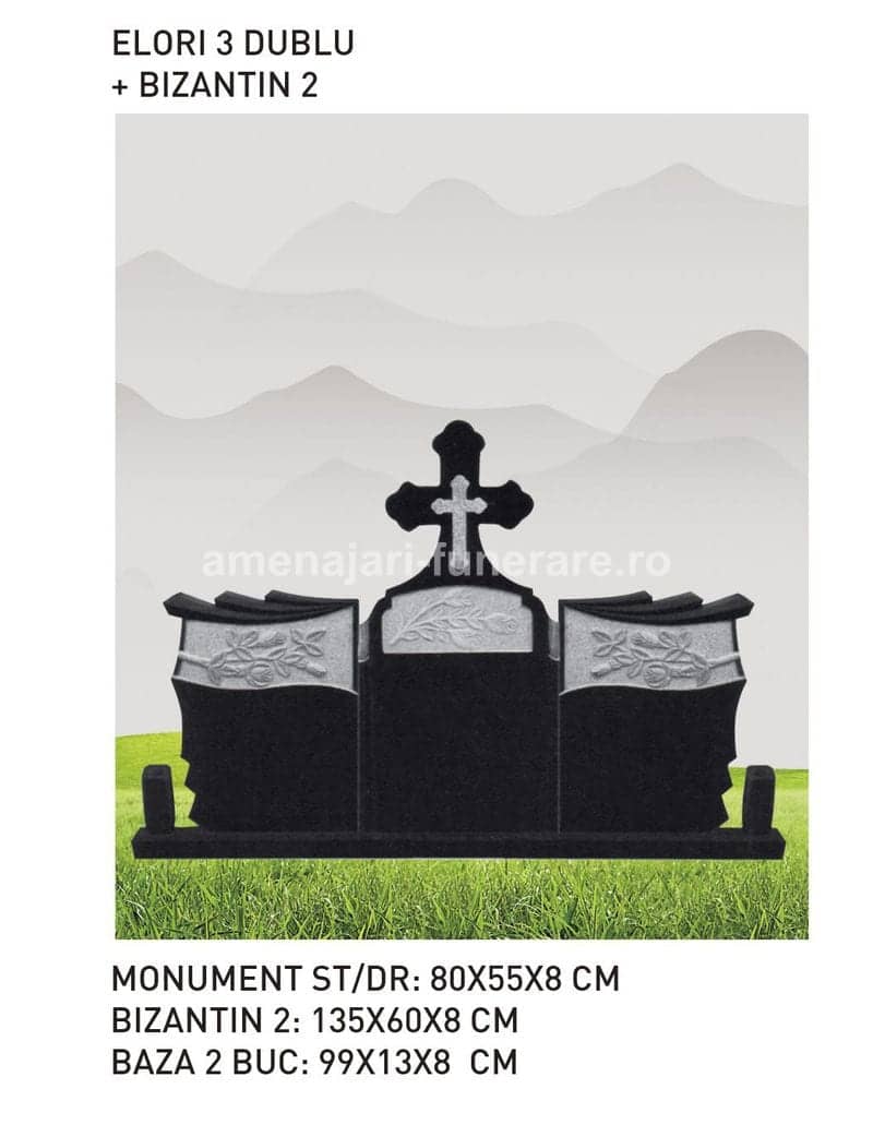 Cruce granit model 69 - cruce granit pentru mormânt la amenajari-funerare.ro