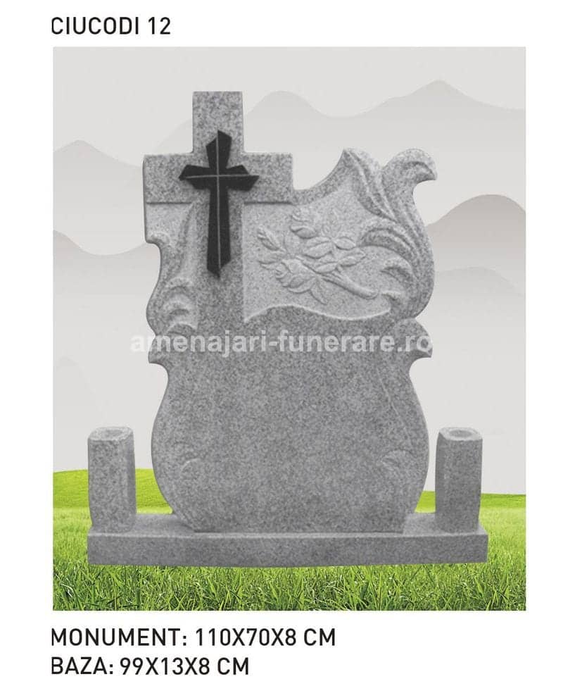 Cruce granit model 7 - cruce granit pentru mormânt la amenajari-funerare.ro