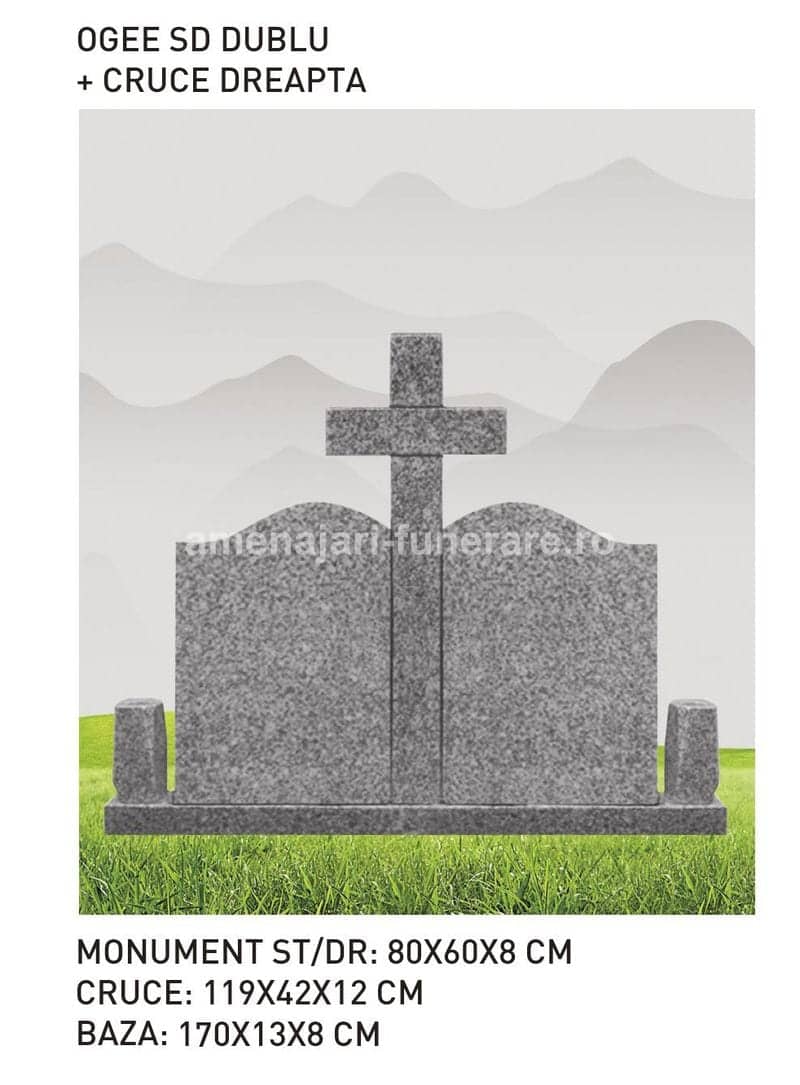 Cruce granit model 72 - cruce granit pentru mormânt la amenajari-funerare.ro