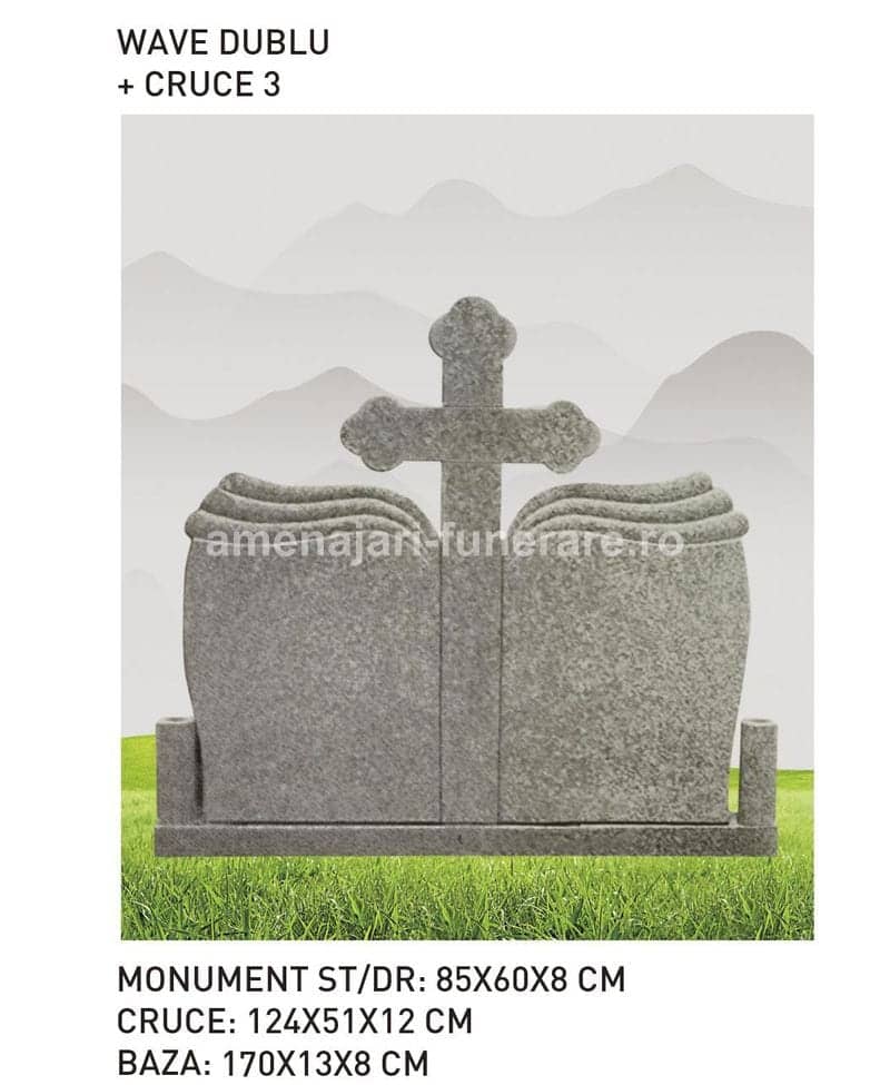 Cruce granit model 73 - cruce granit pentru mormânt la amenajari-funerare.ro