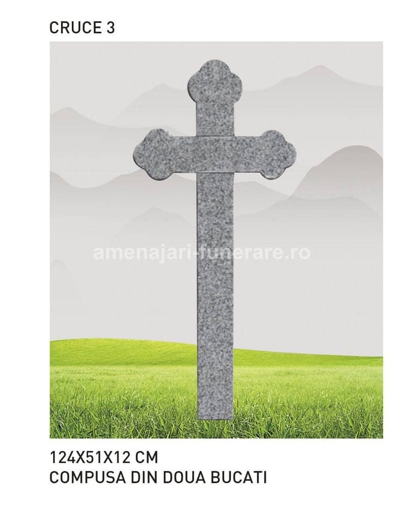 Cruce granit model 82 - cruce granit pentru mormânt la amenajari-funerare.ro
