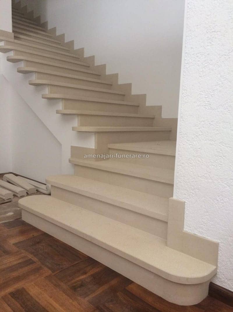 Trepte funerare din granit, model 37 - lucrare realizată de amenajari-funerare.ro