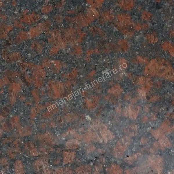 Placă din granit roșu - executat în granit la amenajari-funerare.ro