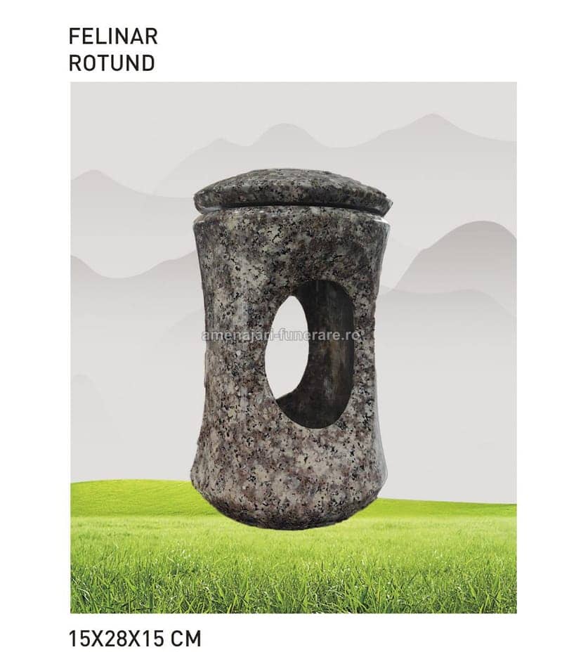 Felinar rotund - accesoriu monument funerar la amenajari-funerare.ro