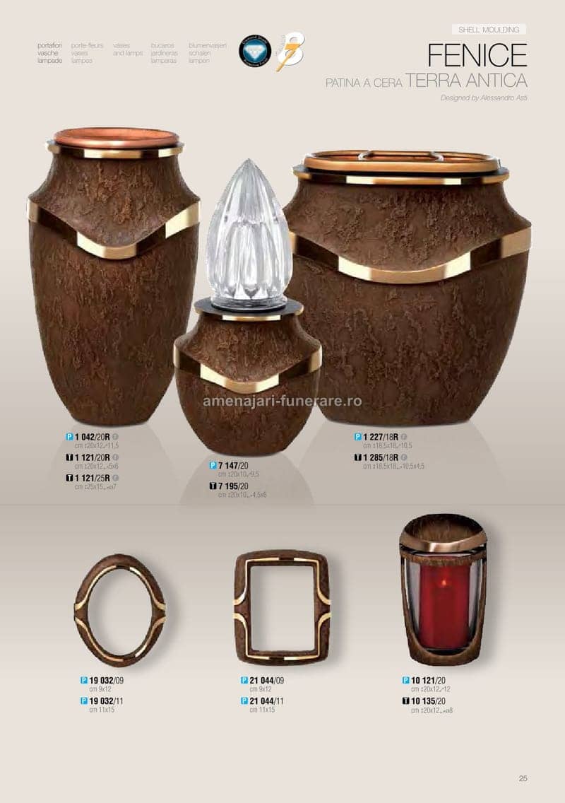 Accesoriu bronz Caggiati cod 0025 - accesoriu bronz Caggiati pentru monument funerar granit la amenajari-funerare.ro