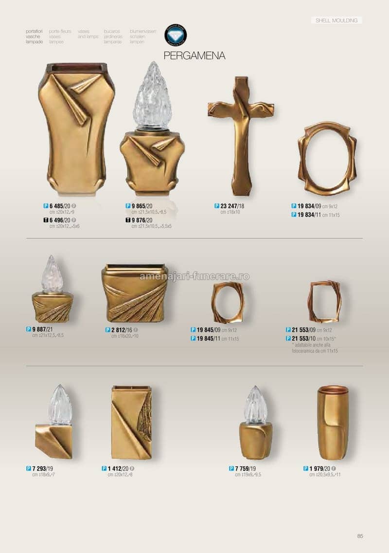 Accesoriu bronz Caggiati cod 0085 - accesoriu bronz Caggiati pentru monument funerar granit la amenajari-funerare.ro