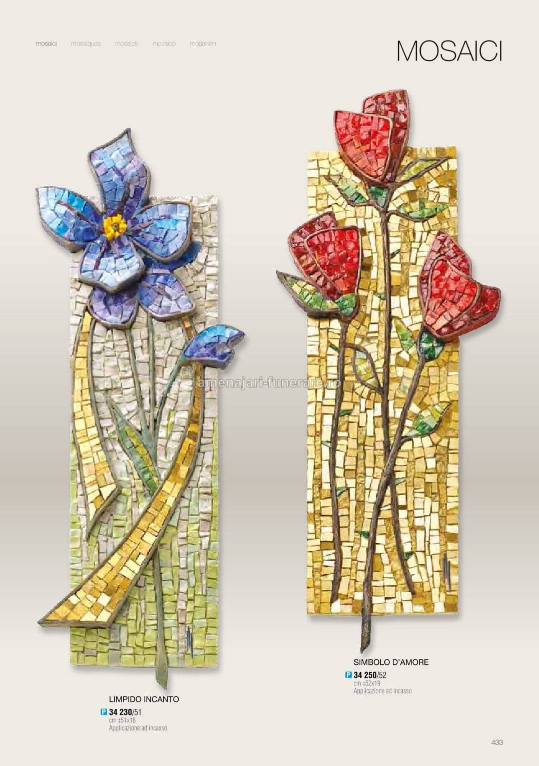 Accesoriu bronz Caggiati cod 0433 - accesoriu bronz Caggiati pentru monument funerar granit la amenajari-funerare.ro