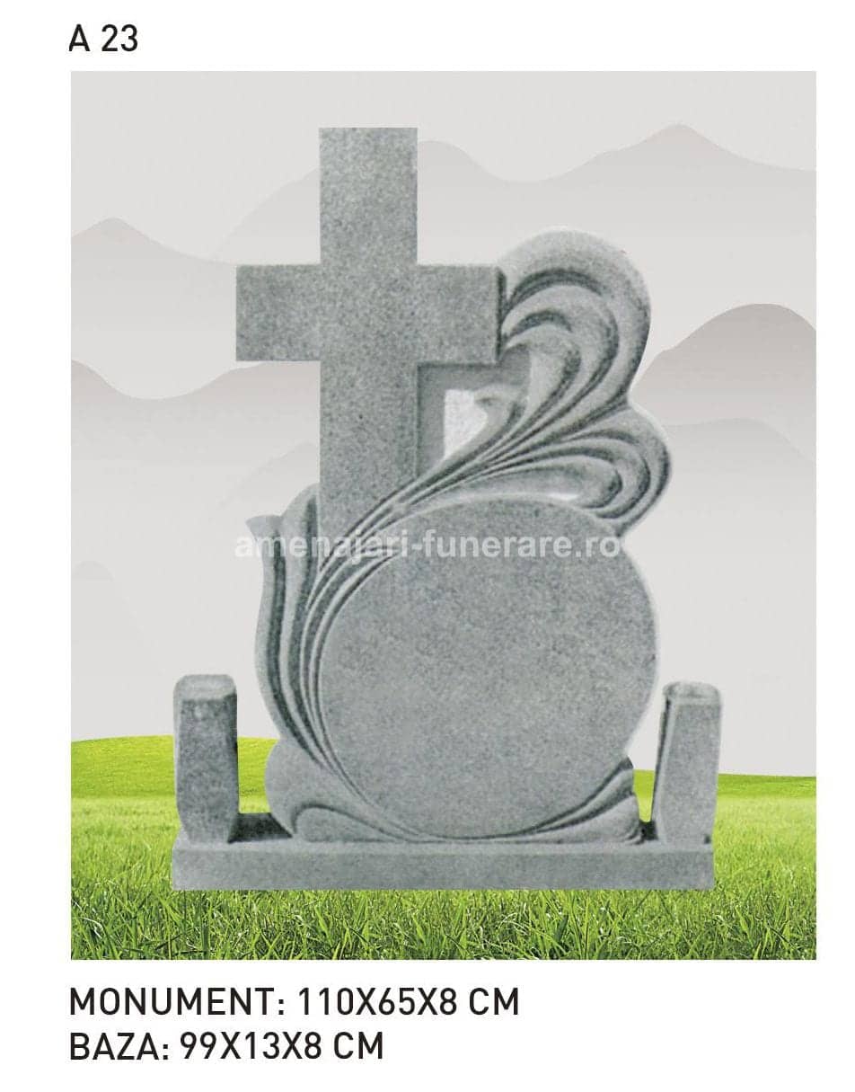 Cruce granit model 15 - cruce granit pentru mormânt la amenajari-funerare.ro