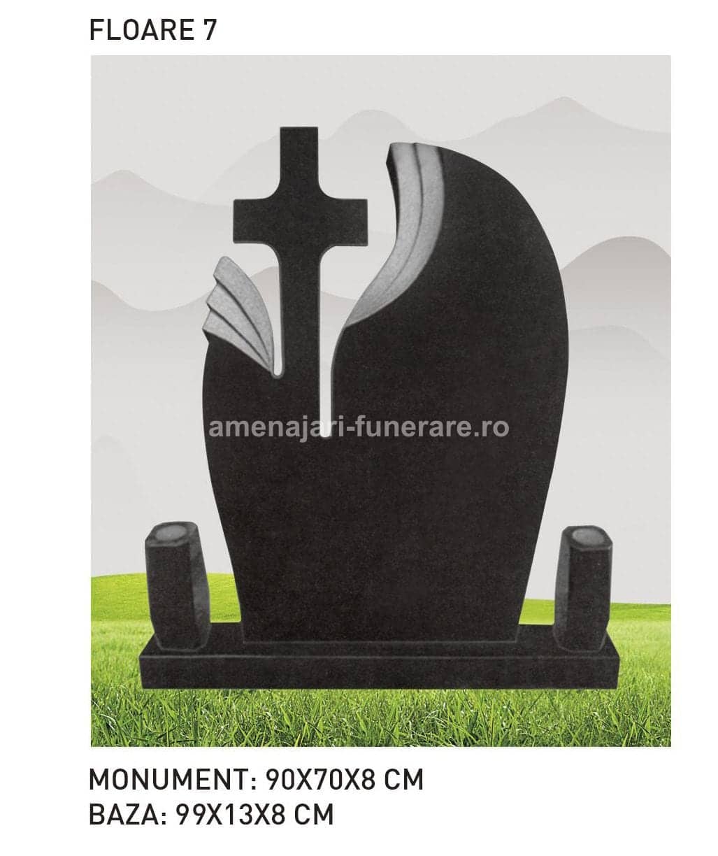 Cruce granit model 35 - cruce granit pentru mormânt la amenajari-funerare.ro