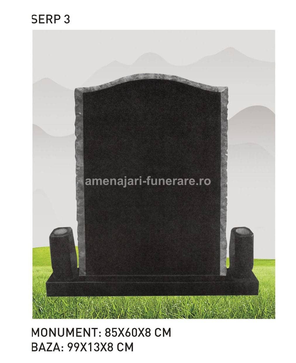 Cruce granit model 55 - cruce granit pentru mormânt la amenajari-funerare.ro