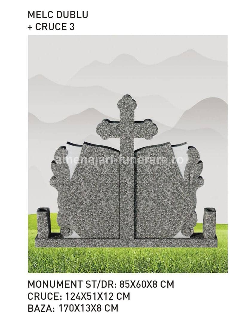 Cruce granit model 79 - cruce granit pentru mormânt la amenajari-funerare.ro