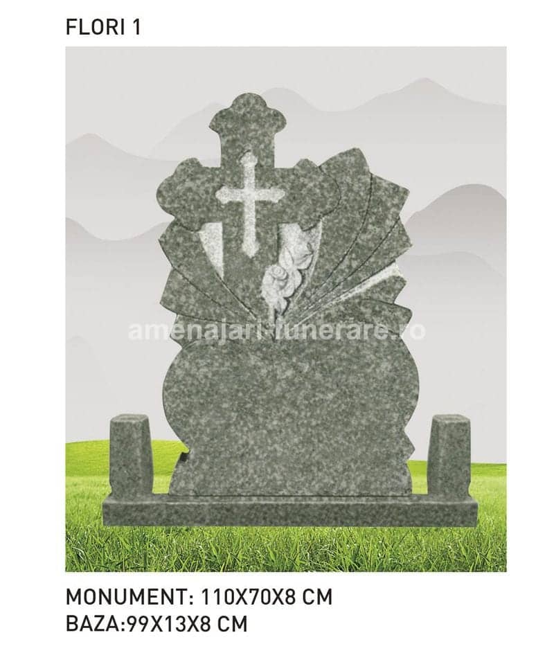 Cruce granit model 9 - cruce granit pentru mormânt la amenajari-funerare.ro