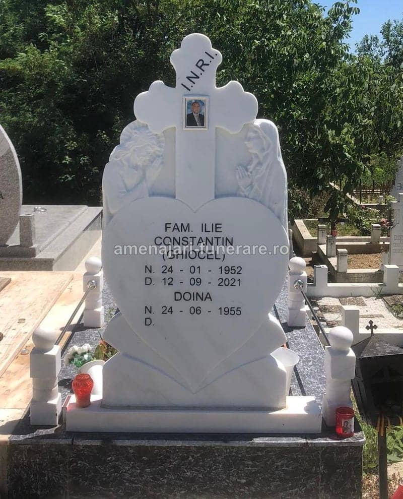 Cruce marmură premium 025 - cruce marmură pentru monument funerar la amenajari-funerare.ro